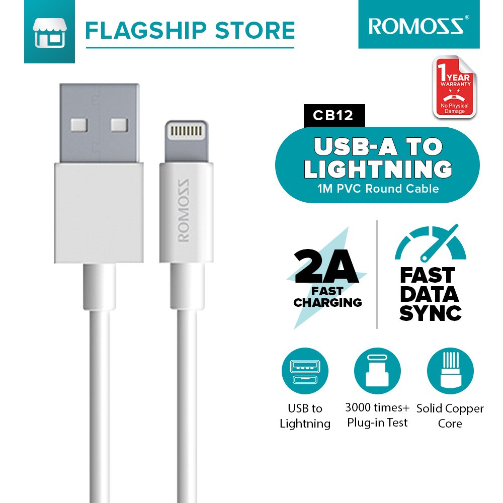 Romoss Apple Lightning to USB kaabel