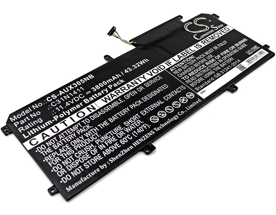 CS sülearvuti aku Asus C31N1411 3800mAh