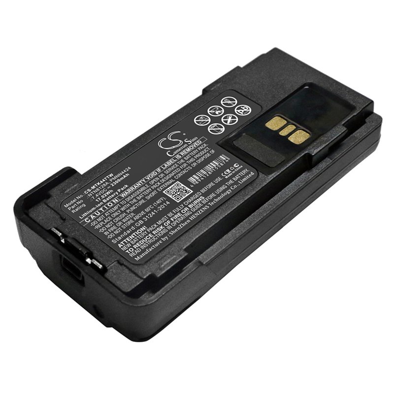 Motorola APX2000, APX3000 7.4V 2300mAh Li-ion raadiosaatja aku