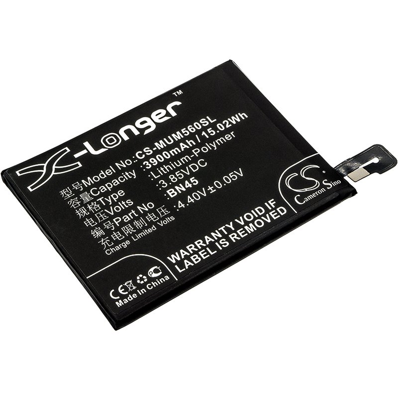 Xiaomi Redmi BN45 3900mAh Li-Poly mobiiltelefoni aku