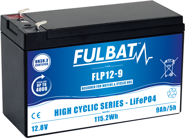Fulbat FLP12-9 12V 9Ah LiFePO4 aku