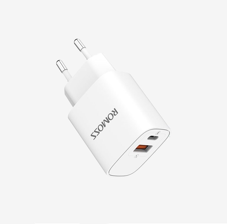 Romoss iCharger USB-C / USB-A AC20T 20W PD laadija
