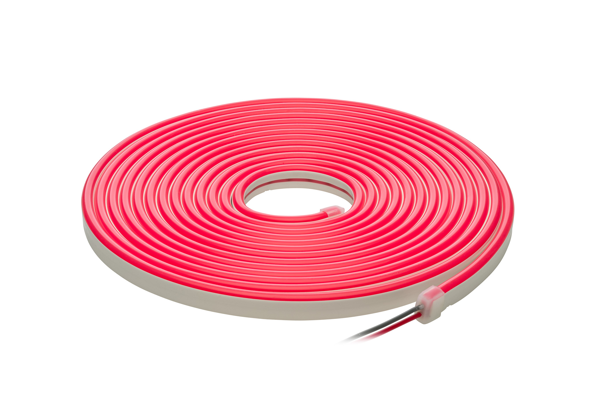 LED strip NEON FLEX 12Vdc, 7.2W/m, 1cm cut, RED, 6x12mm, 5m reel, IP67