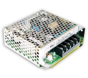 25W ühe väljundiga DC-DC konverter 9.2-18V:12V 2.1A kinnine MEAN WELL