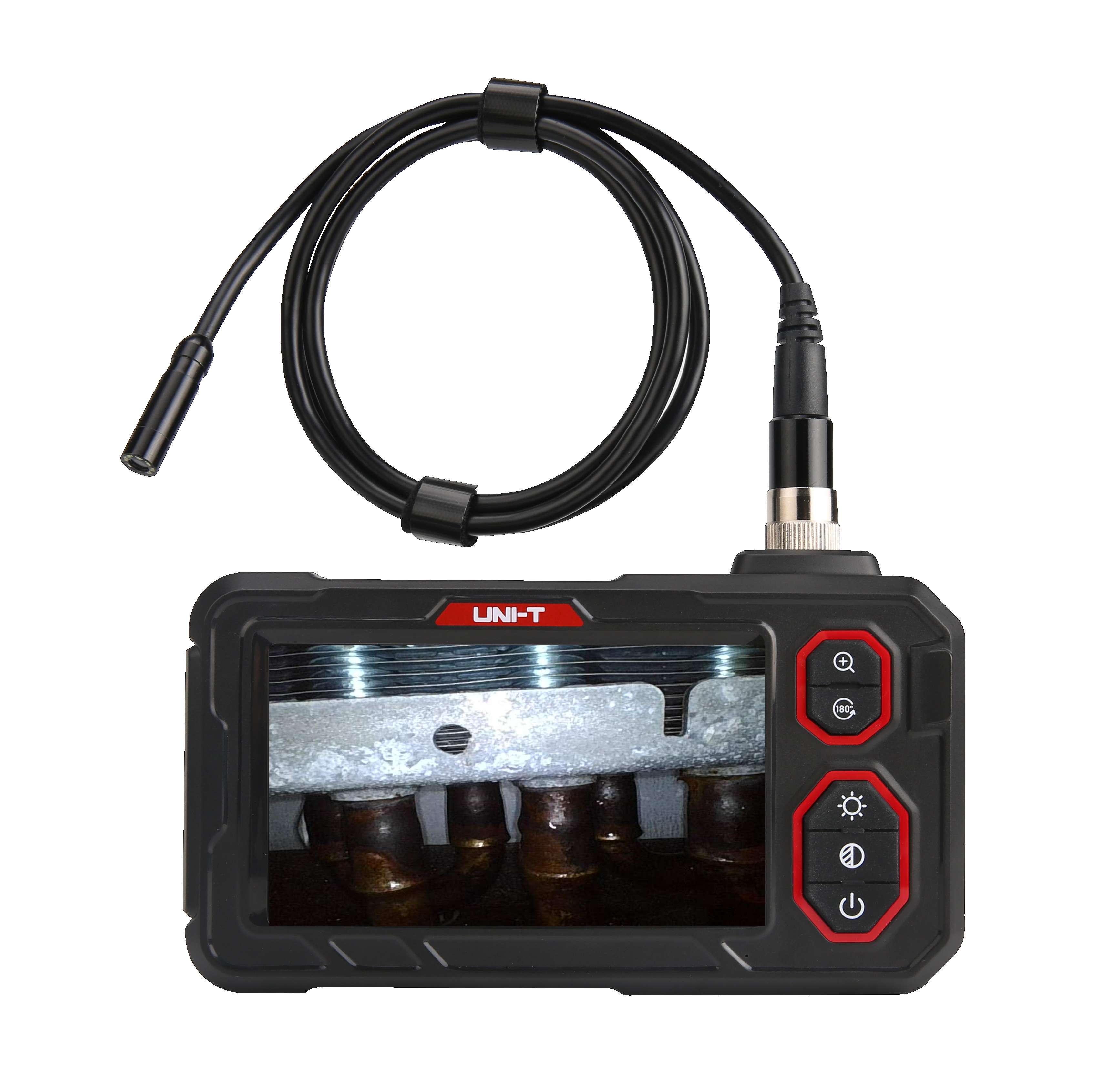 Professional borescope, 4.3"IPS LCD 1280*720, 5m, CMOS, 70°, IP67, UNI-T