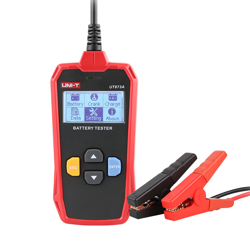 Akutester digitaalne 12/24V UT673A 7...30V 3...250Ah 40...2000CCA Pb/AGM/GEL/EFB