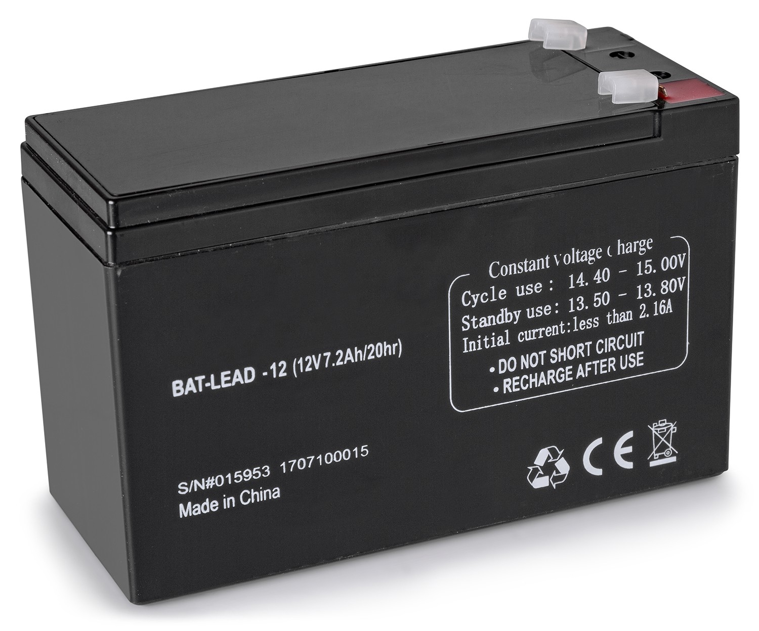 Laetav pliiaku 12V 7.2Ah