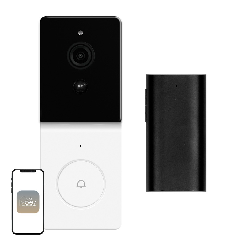 MOES WDB-TY-B20 Wi-Fi RF 433 MHz 1080p videouksenupuga