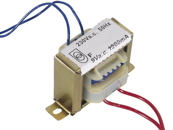 OPEN-FRAME TRANSFORMER 10.8VA 1 x 9V 1200mA
