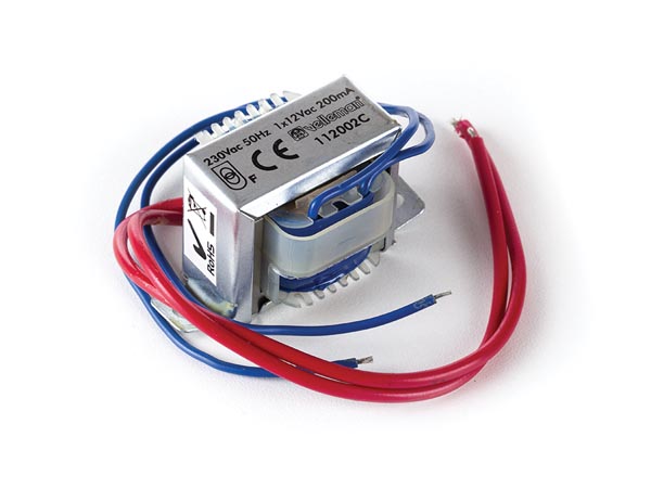 OPEN-FRAME TRANSFORMER 2.4VA 1 x 12V 200mA