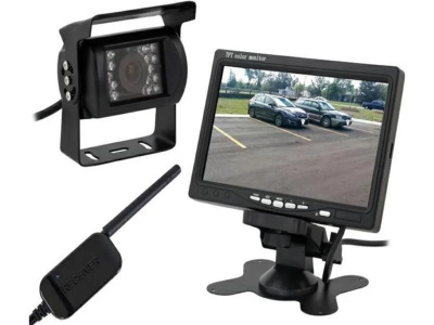 WIRELESS REVERSING CAMERA SYSTEM ( LCD MONITOR 7 '' + CAMERA )