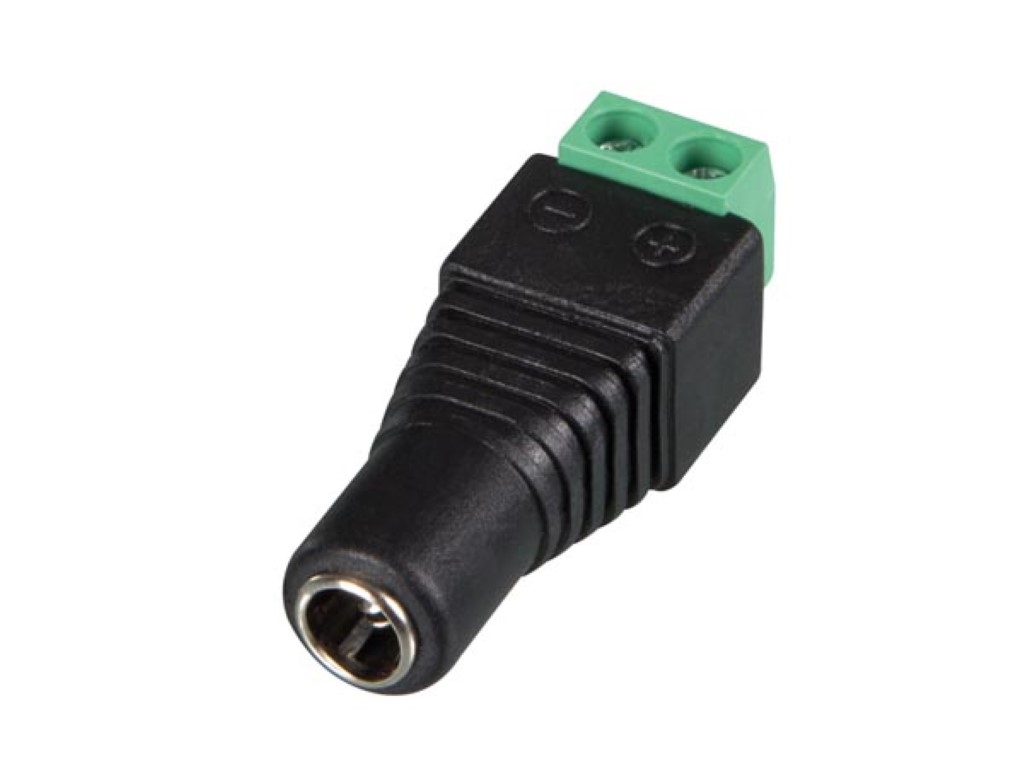 DC разъем: 5.5x2.1MM гнездо - винтовые клеммы