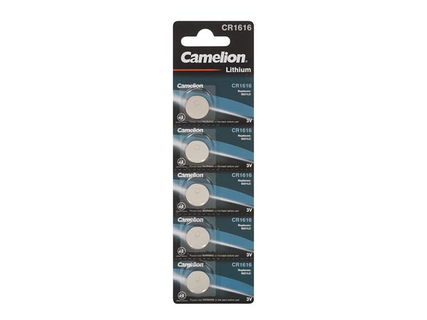 LITHIUM 1616 3.0V-55mAh (5pcs/bl)