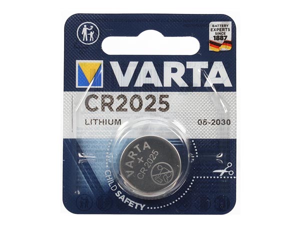 LITHIUM 3.0V-170mAh 6025.801.401 (1pc/bl)