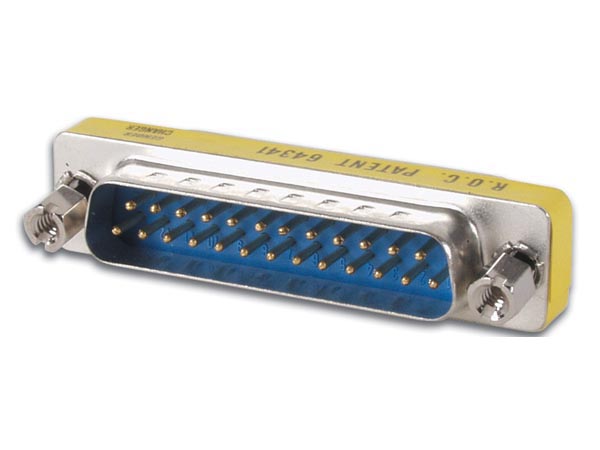 Flat transition: D25 connector - D25 connector