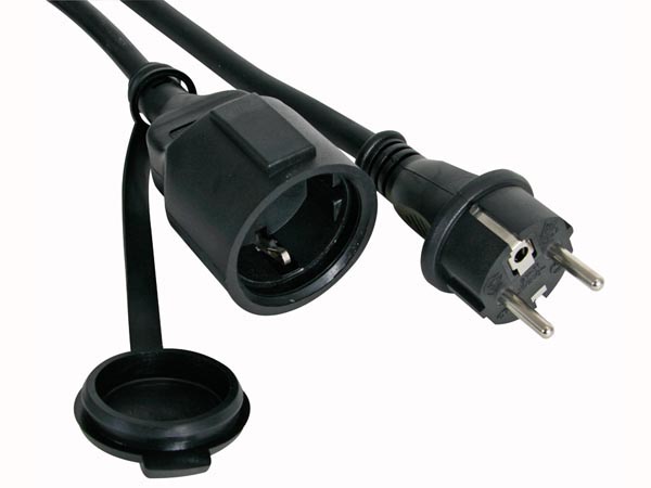 RUBBER EXTENSION CABLE 10m - 3G1.5
