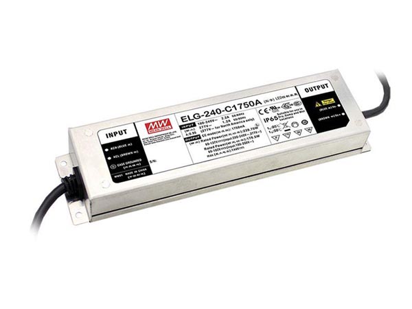 AC-DC LED источник питания с одним выходом и функцией PFC - 3-проводной вход - регулируется потенциометром