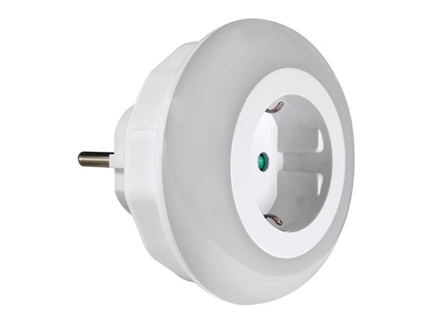 LED öövalgusti, 230VAC pesaga  - vedrumaandusega