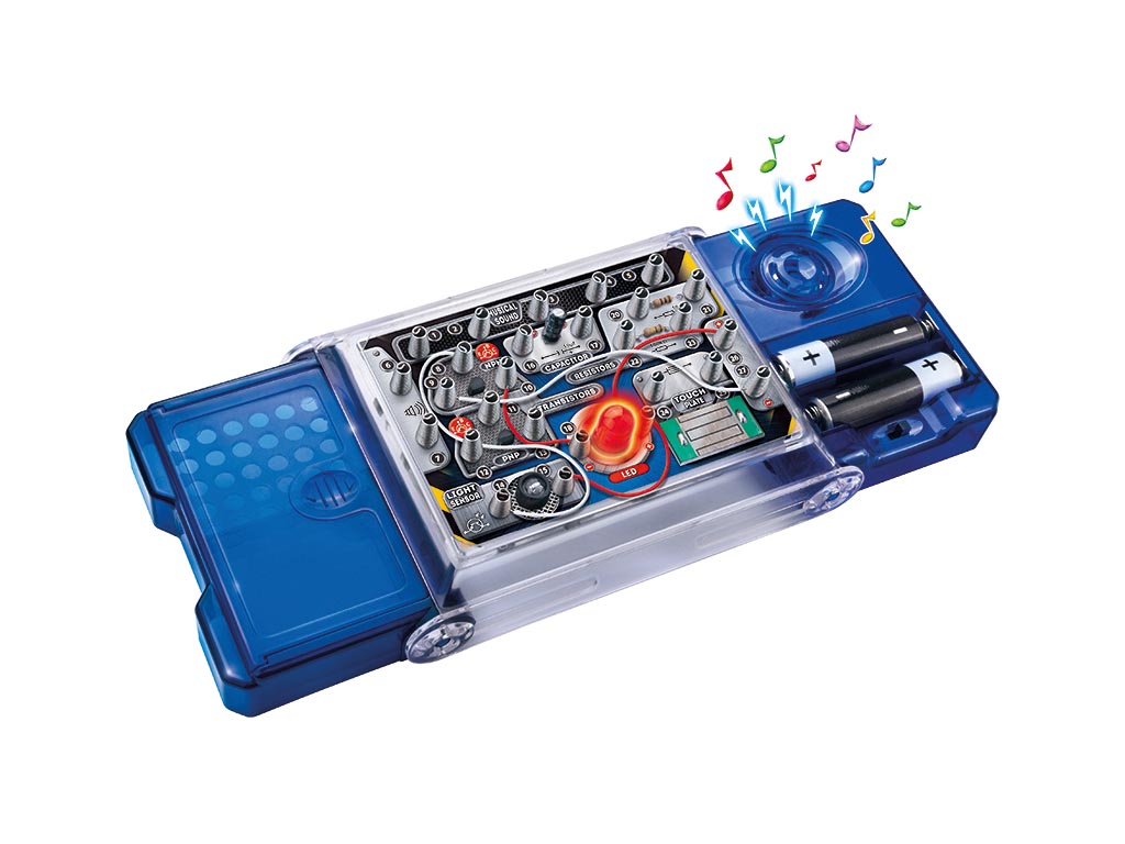 Electronic projects kit - 8 experiments - LED & music