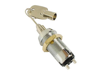 KEY SWITCH 1P OFF-(ON) (SPST)