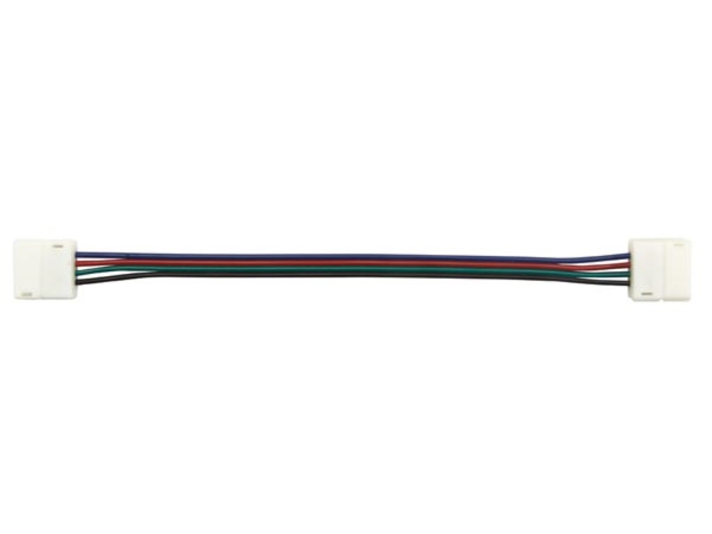 Kaabel+kinnituskonnektor painduvale LED-ribale - 10 mm RGB värvilistele ribadele