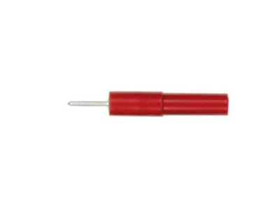 4 mm Banana (female) Jack to 1.4 mm diameter x 13 mm long Tip Adapter - RED