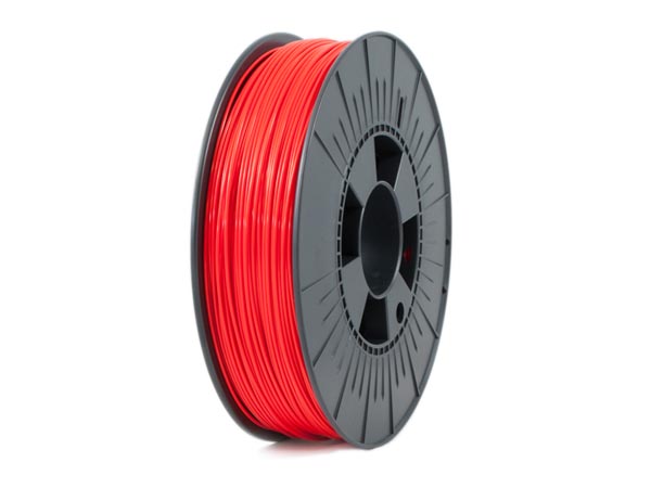 1.  75 mm (1/16") PLA plastic - red - 750 g