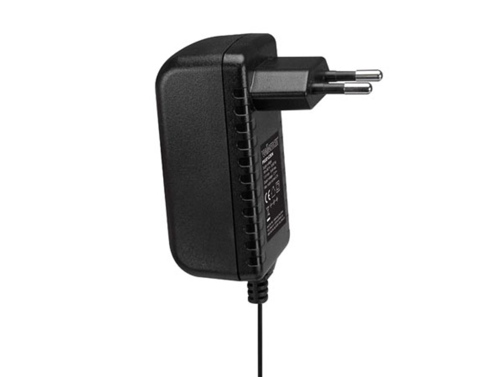 COMPACT SWITCHING POWER SUPPLY - 12 VDC - 2 A - 24 W - CONNECTOR 2.1 x 5.5 mm