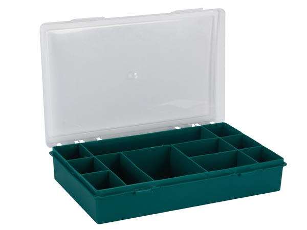 TAYG - komponentide karp - 290 x 195 x 54 mm - 11 sektsiooni