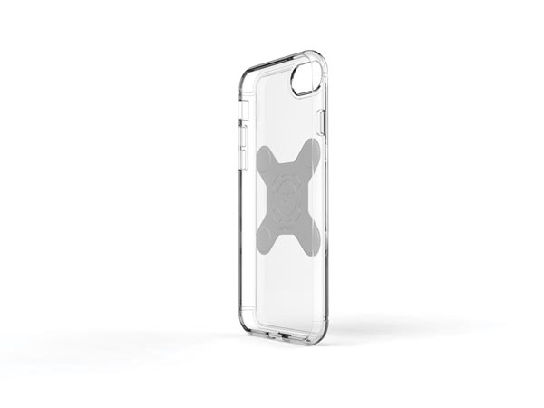 EXELIUM - магнитный беспроводной зарядный чехол - iPhone® 8 - прозрачный