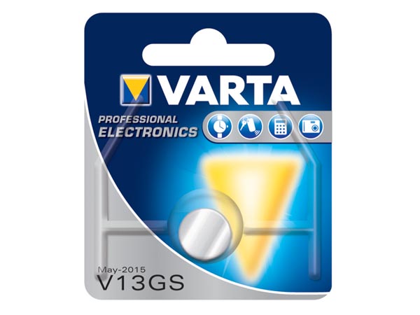 SILVER OXIDE V13GS 1.55V-180mAh 4176.101.401
