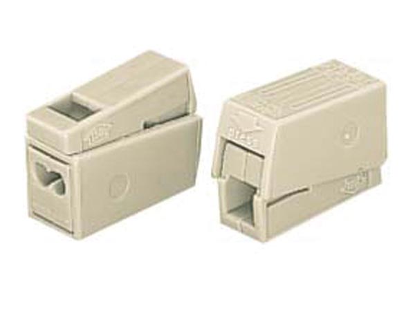 Lighting connector: 2.5mm, 2 RIGID - 1 FLEXIBLE, 105°, white