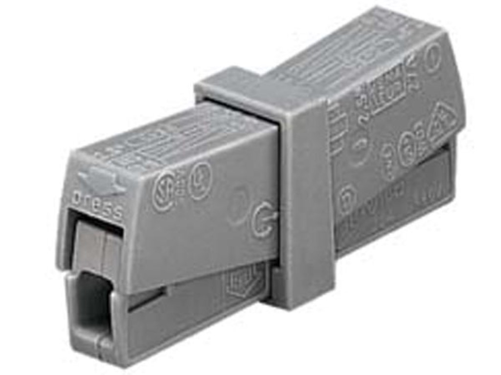 Lighting technology connector: SERVICE CONNECTOR, grey
