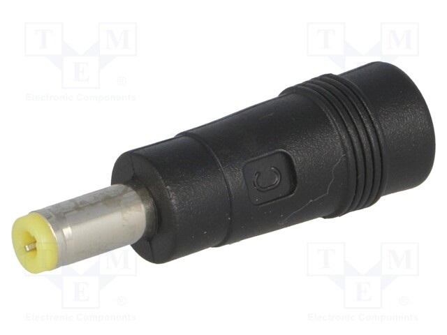 Adapter; Plug: straight; Input: 5,5/2,1; Out: 5,5/2,5; 7A
