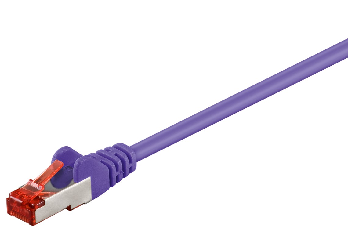 CAT 6 Patch Cable S/FTP (PiMF), violet