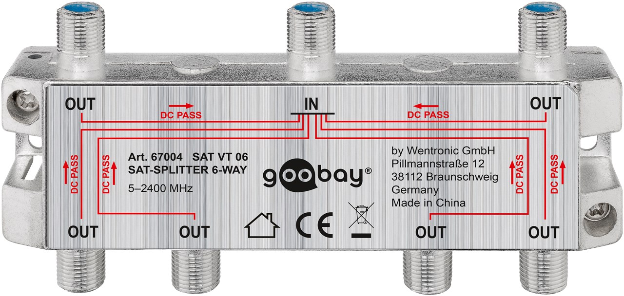 SAT Distributor, 6-way