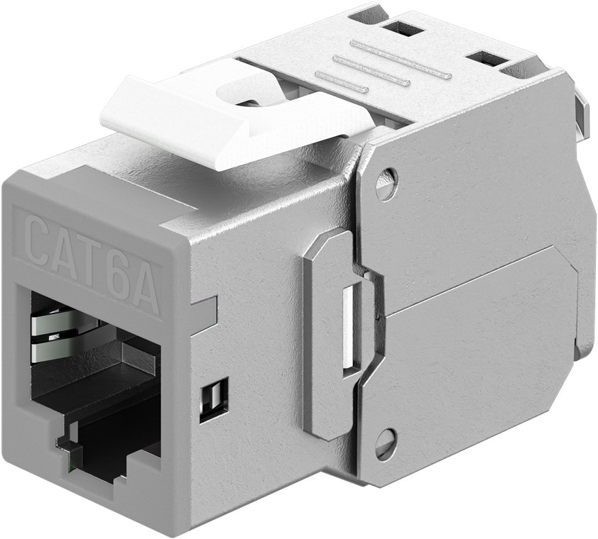 Keystone Module RJ45 CAT 6A, STP, Slim - Oomipood
