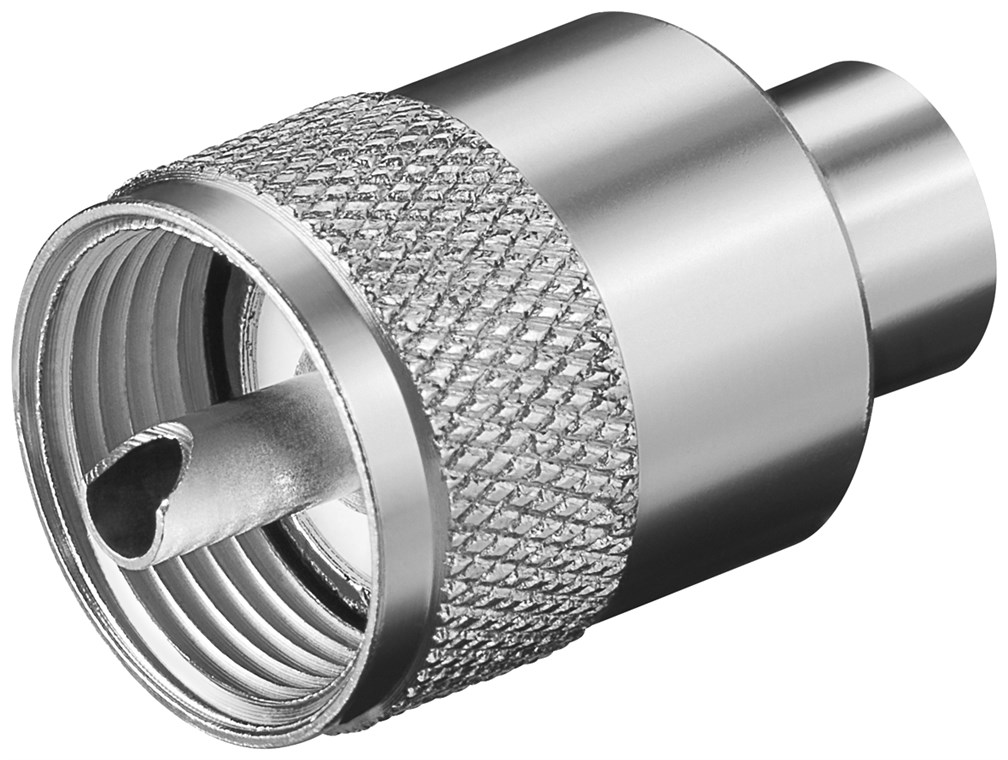 UHF Plug for Cables of Ø 6 mm Max.