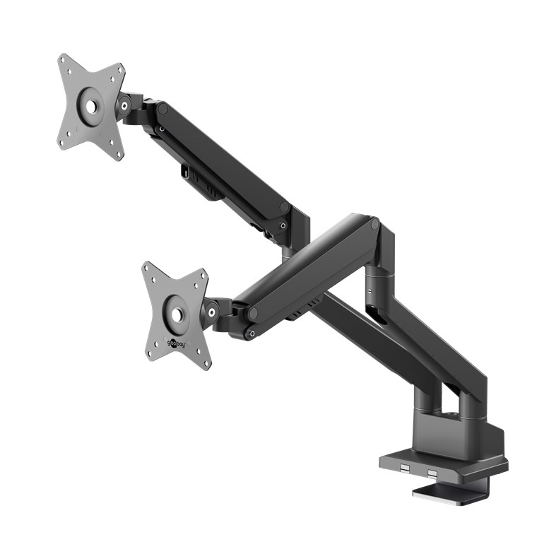 Dual Monitor Mount with Gas Spring