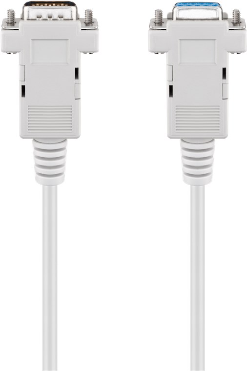 D-SUB 9-Pin Extension Cable, Male/Female, Serial 1:1
