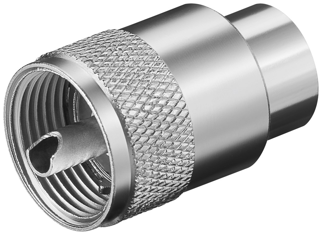 UHF Plug for Cables of Ø 10 mm Max.