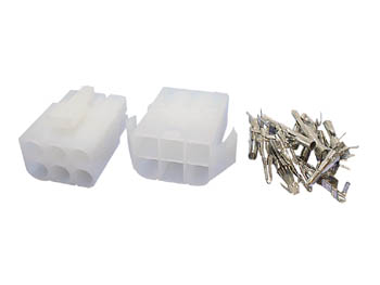 Komplekt pistik + pesa 2x3 pin 6*50V/10A
